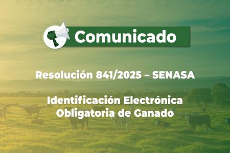 SENASA: Identificación Electrónica Obligatoria de Ganado