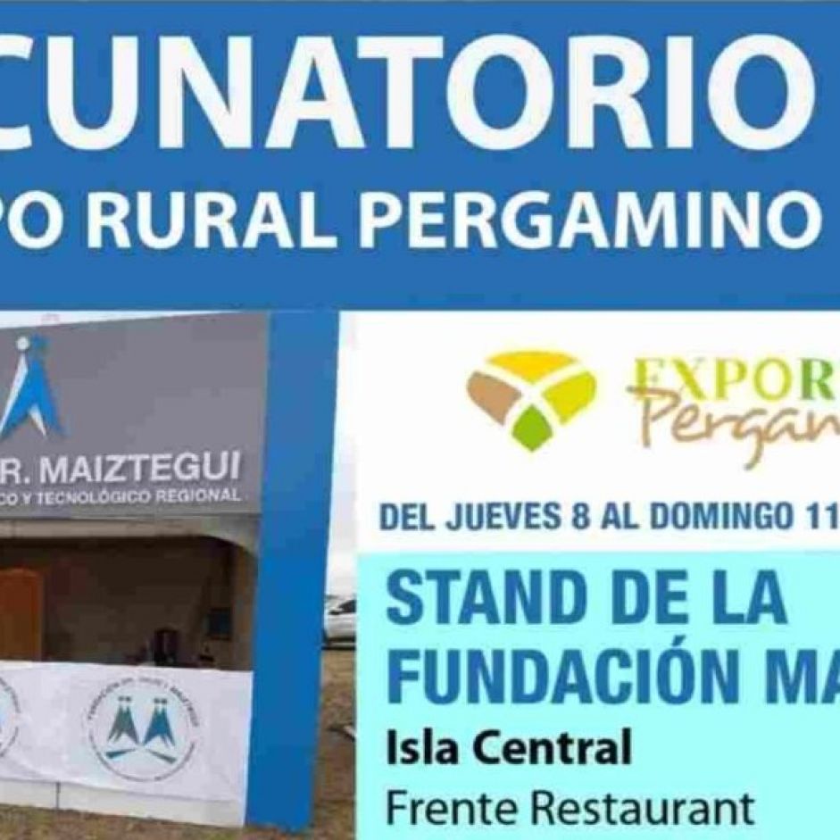 Fiebre Hemorrágica Argentina: vacunación gratuita en el marco de la Exposición
